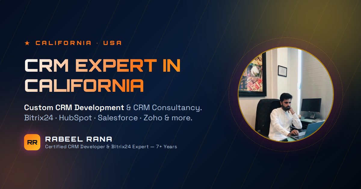 CRM Expert in California — Custom CRM Development & CRM Consultancy Services