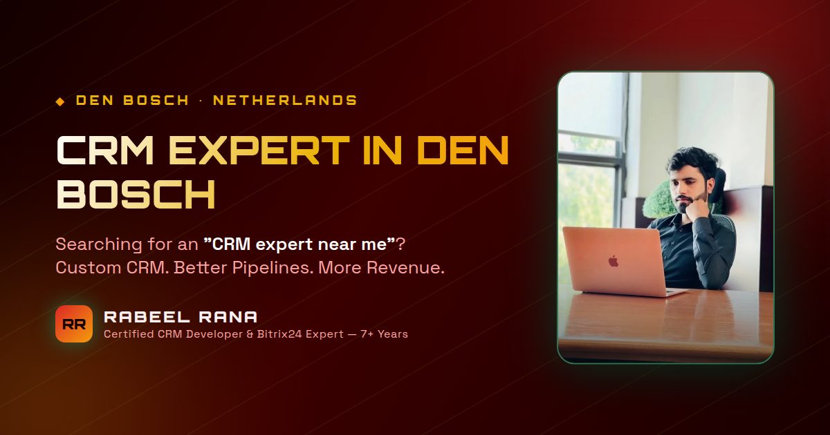CRM Expert in Den Bosch — Custom CRM Development & CRM Consultancy