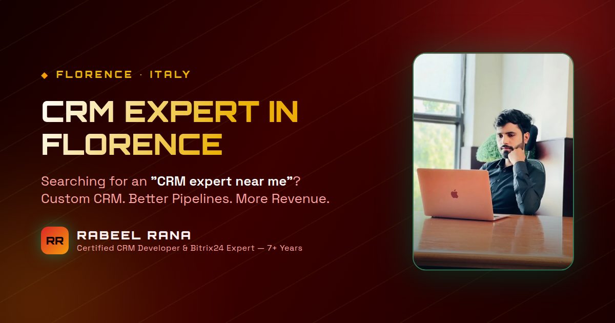 CRM Expert in Florence — Custom CRM Development & CRM Consultancy