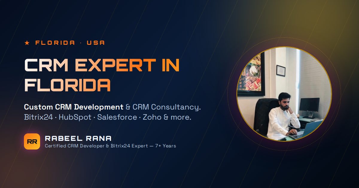 CRM Expert in Florida — Custom CRM Development & CRM Consultancy Services