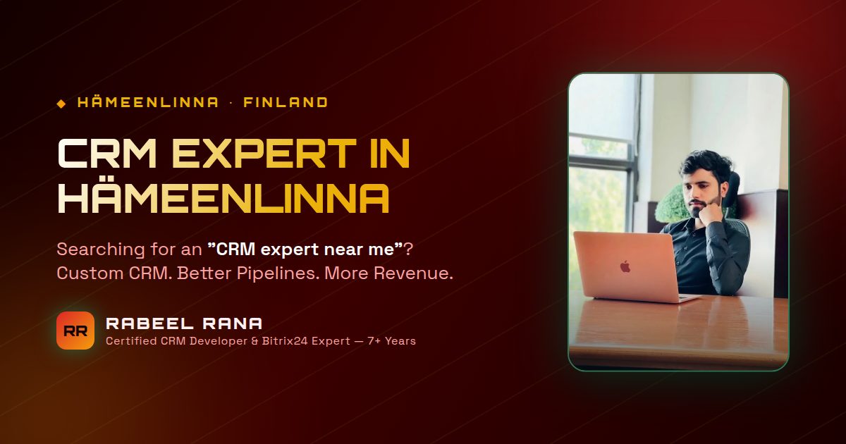 CRM Expert in Hameenlinna — Custom CRM Development & CRM Consultancy
