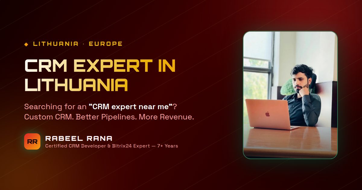 CRM Expert in Lithuania — Custom CRM Development & CRM Consultancy