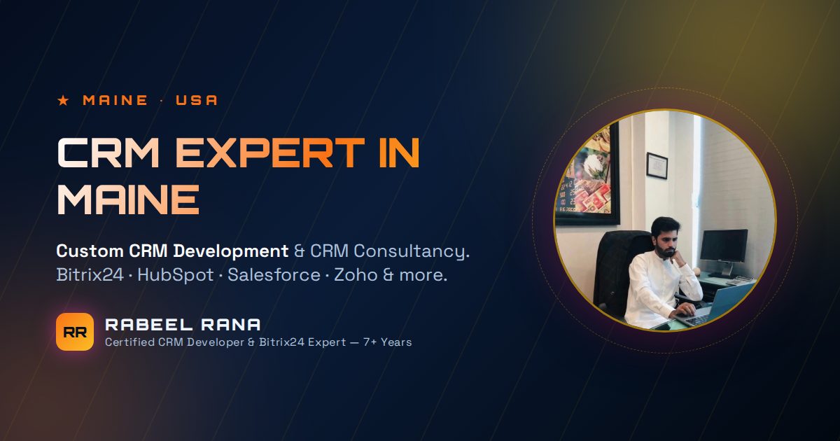 CRM Expert in Maine — Custom CRM Development & CRM Consultancy Services