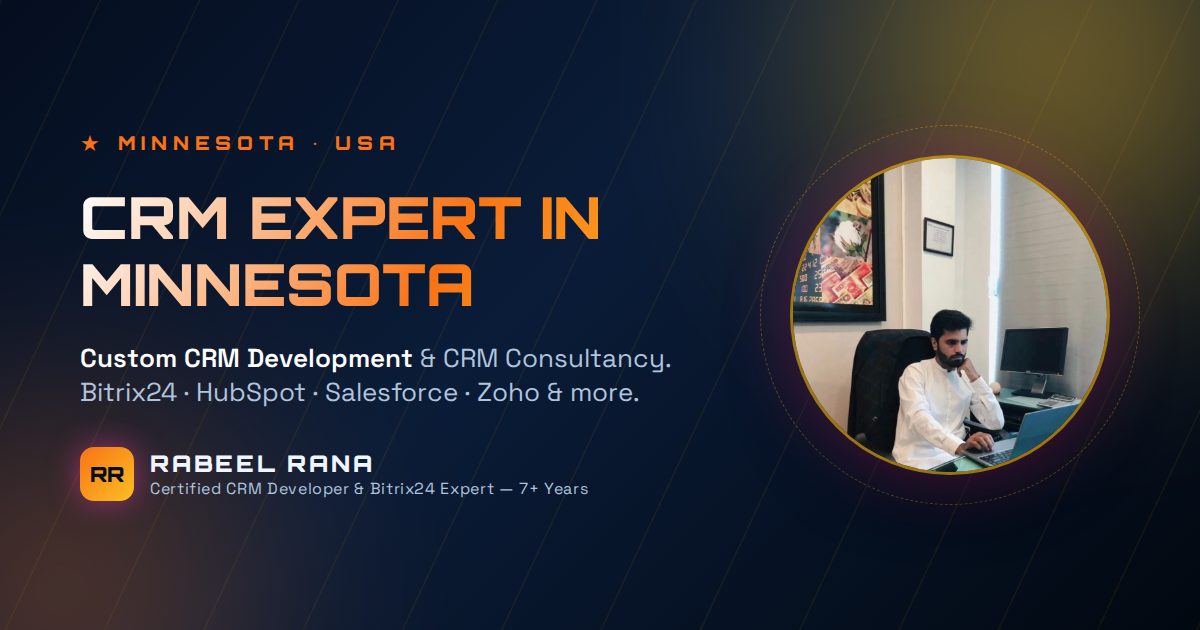CRM Expert in Minnesota — Custom CRM Development & CRM Consultancy Services