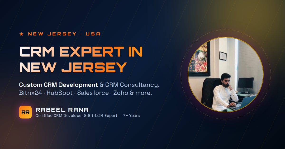 CRM Expert in New Jersey — Custom CRM Development & CRM Consultancy Services