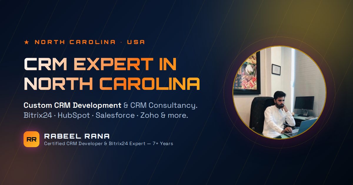 CRM Expert in North Carolina — Custom CRM Development & CRM Consultancy Services