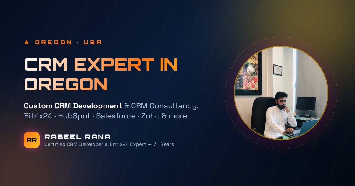 CRM Expert in Oregon — Custom CRM Development & CRM Consultancy Services
