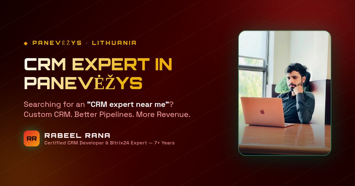 CRM Expert in Panevezys — Custom CRM Development & CRM Consultancy