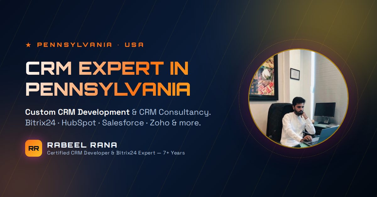 CRM Expert in Pennsylvania — Custom CRM Development & CRM Consultancy Services