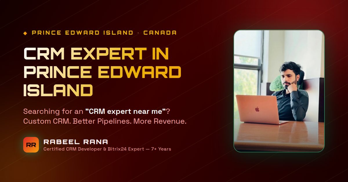 CRM Expert in Prince Edward Island — Custom CRM Development & CRM Consultancy