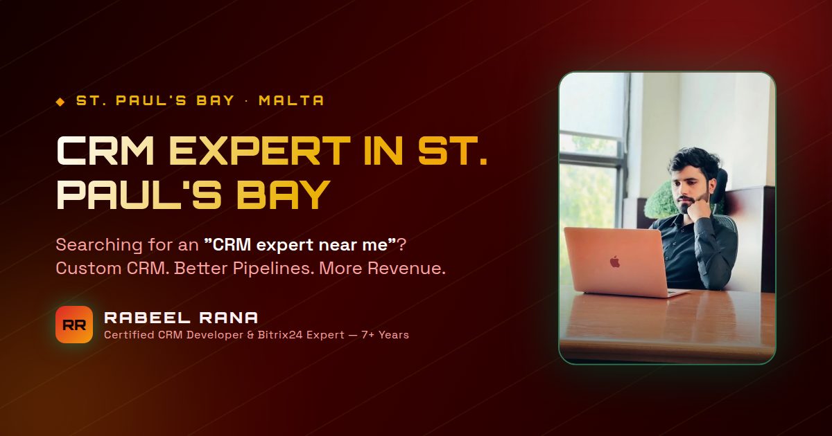 CRM Expert in St Paul S Bay — Custom CRM Development & CRM Consultancy