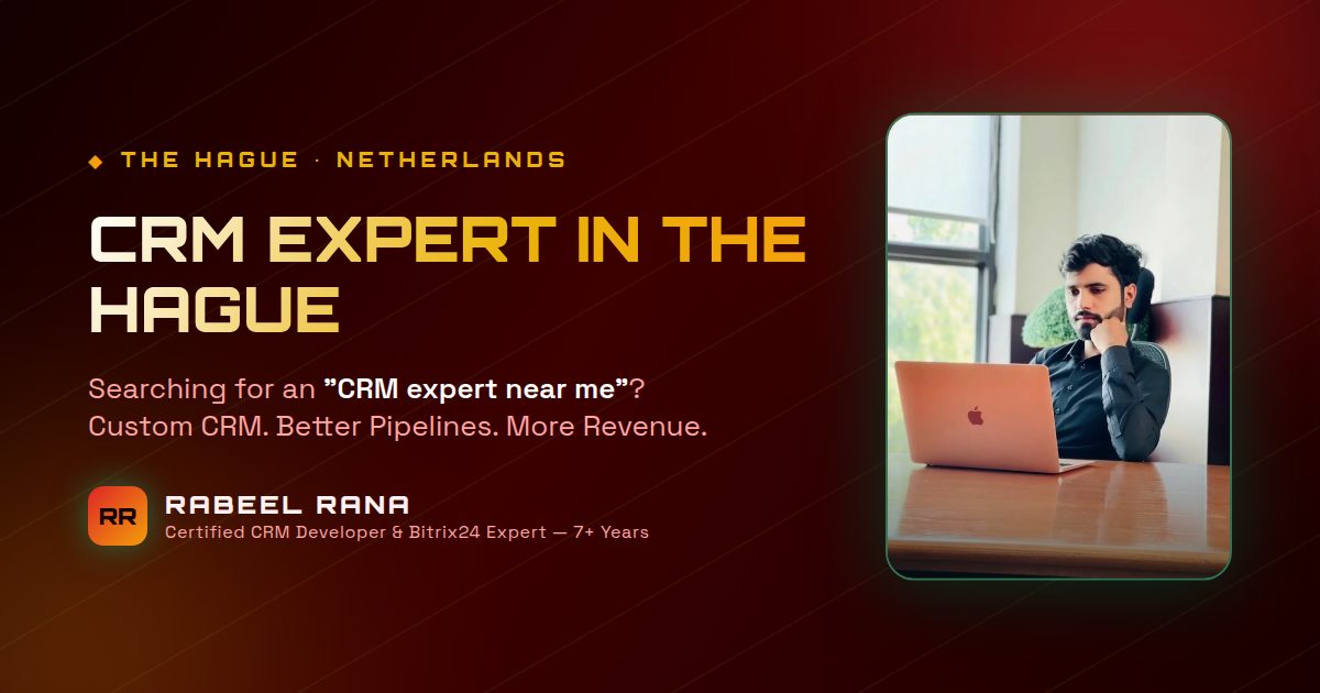 CRM Expert in The Hague — Custom CRM Development & CRM Consultancy