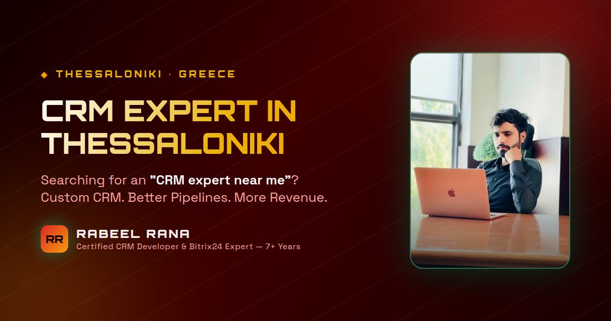 CRM Expert in Thessaloniki — Custom CRM Development & CRM Consultancy