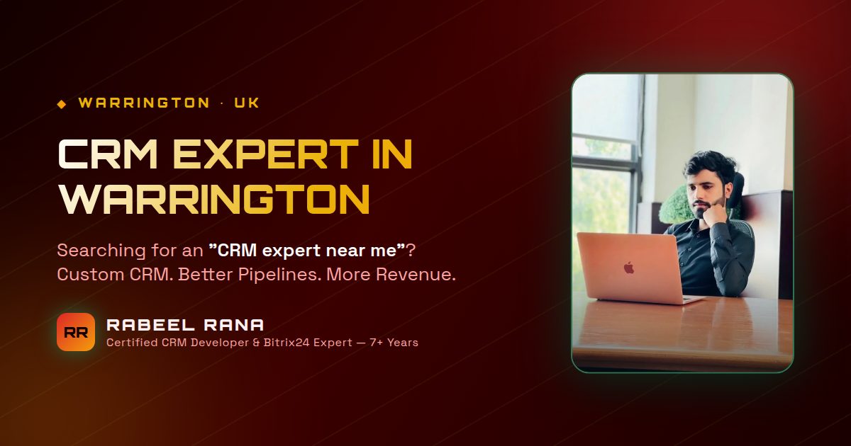 CRM Expert in Warrington — Custom CRM Development & CRM Consultancy