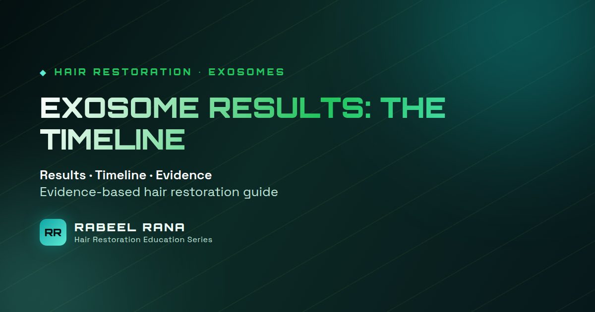 Exosome Hair Results: What Timeline Can You Realistically Expect?