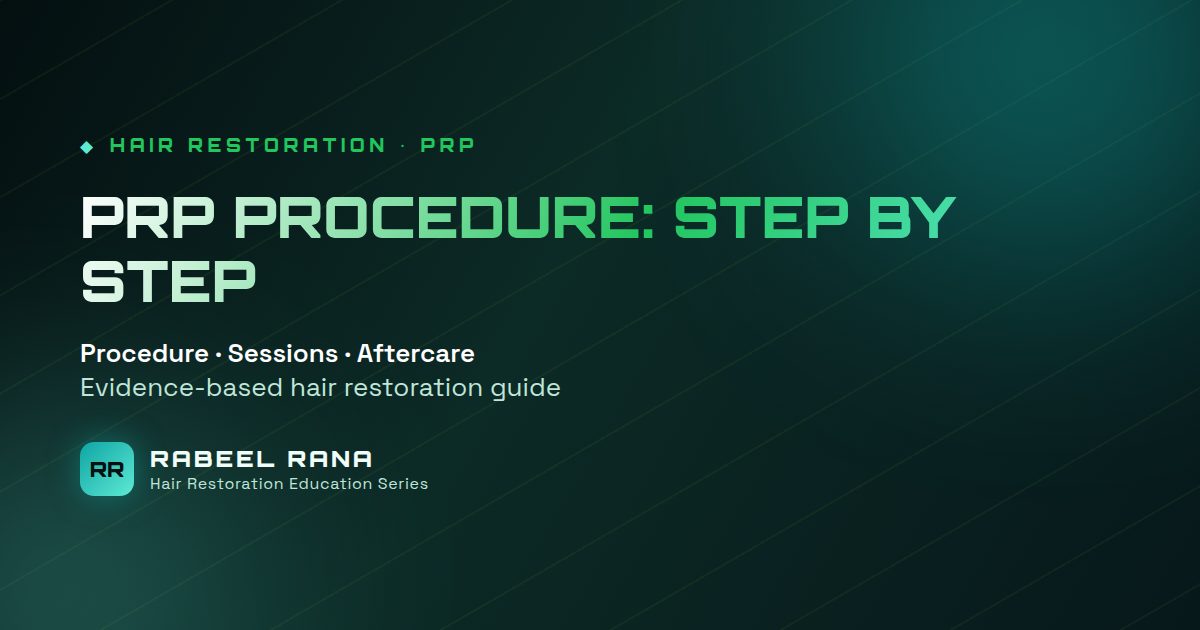 PRP Hair Treatment: What to Expect, Step by Step