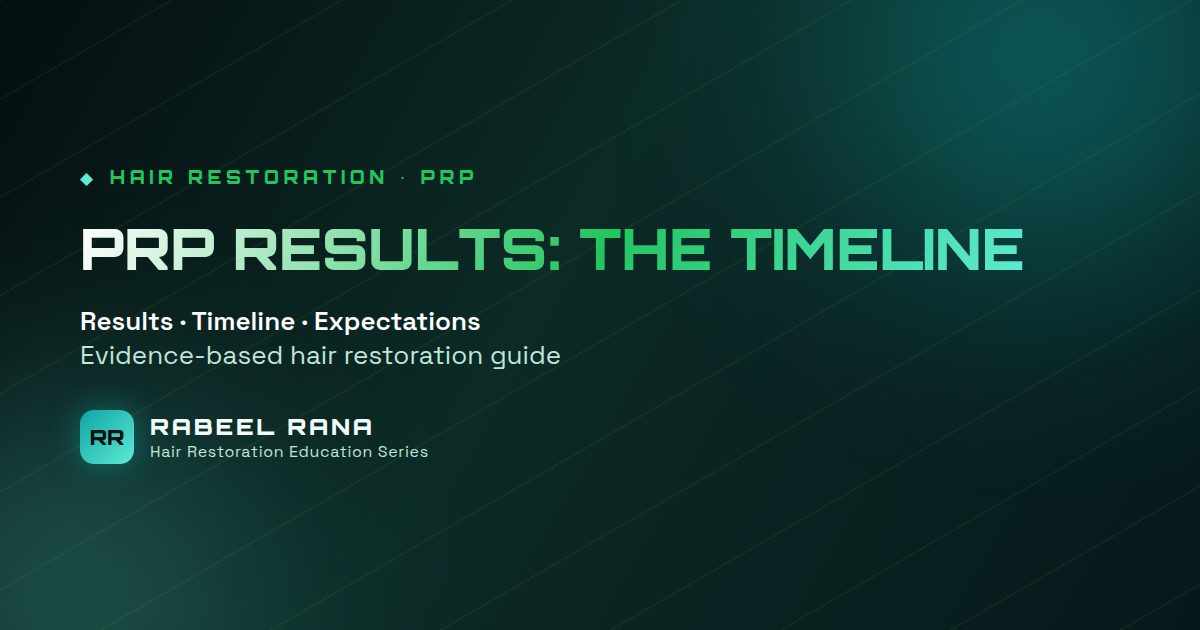 PRP Hair Results Timeline: When Will You See Regrowth?