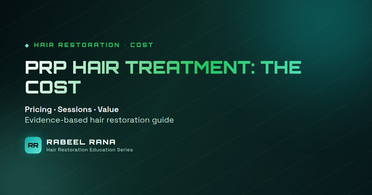 How Much Does PRP Hair Treatment Cost? A Realistic Breakdown